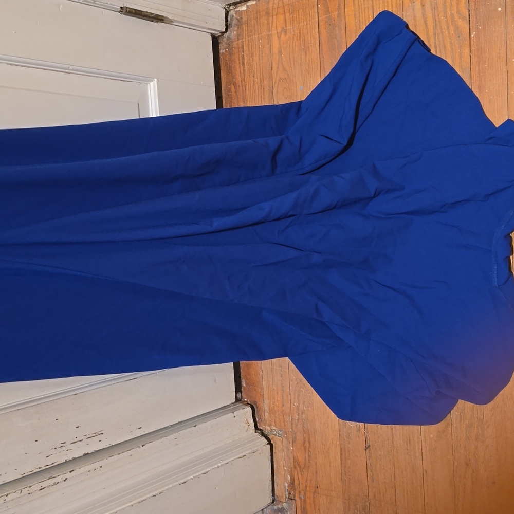 Terani couture royal blue gown. Never worn!! - Picture 7 of 9